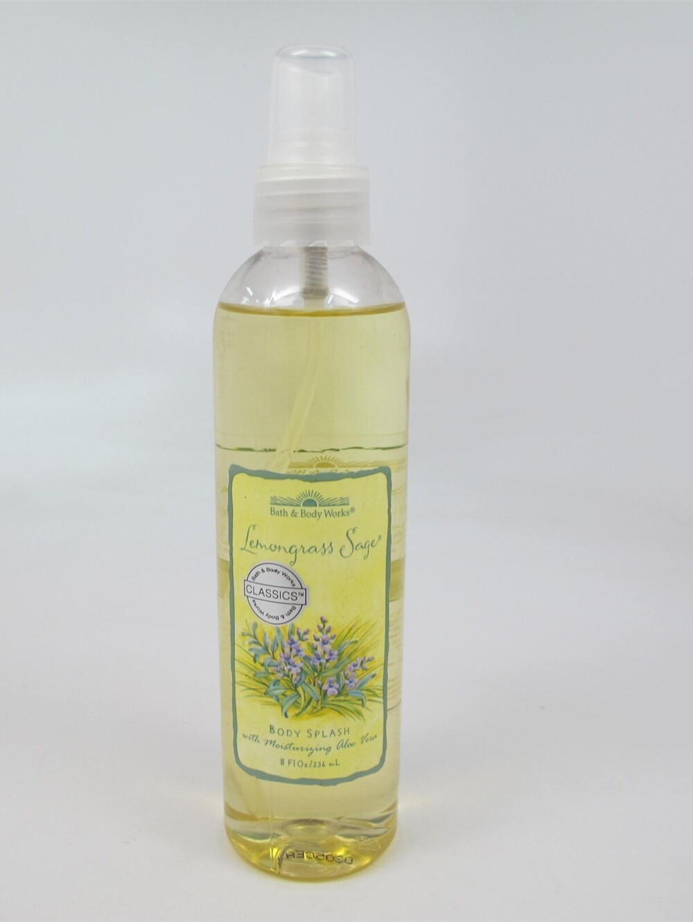 LEMONGRASS SAGE by Bath & Body Works 236 ml/ 8.0 oz Body Splash Spray